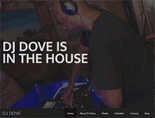 Tablet Screenshot of djdove.com